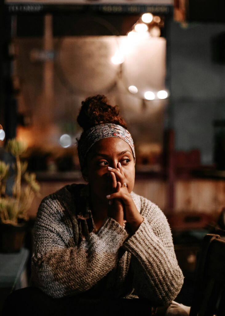 Worried woman